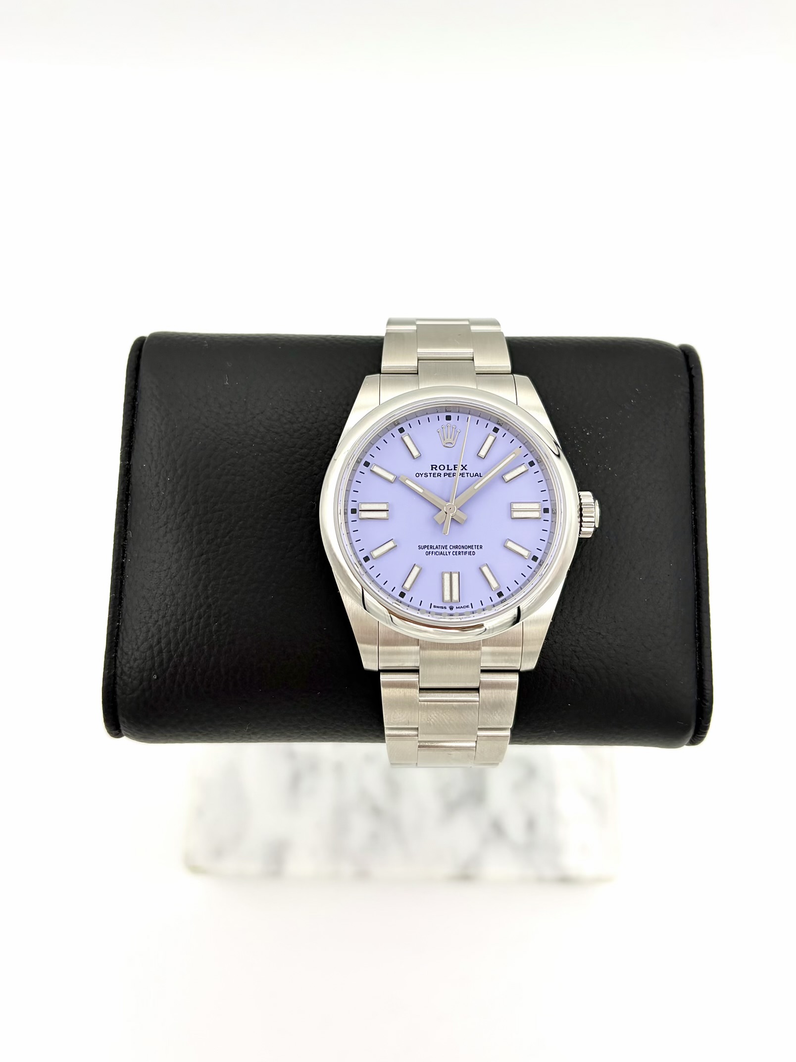 Rolex Rolex Oyster Perpetual 134300 Lavender Rolex Oyster Perpetual 134300 Lavender käytetty arvokello