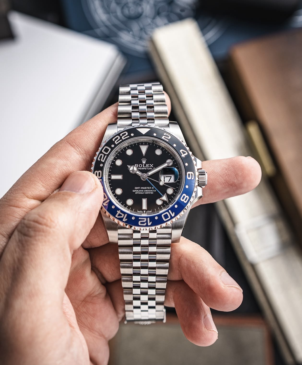 Rolex GMT-Master II 126710BLNR aka "Batgirl" 126710BLNR